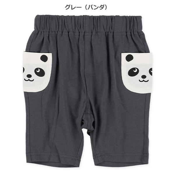 アニマルフェイスポケットハーフパンツ