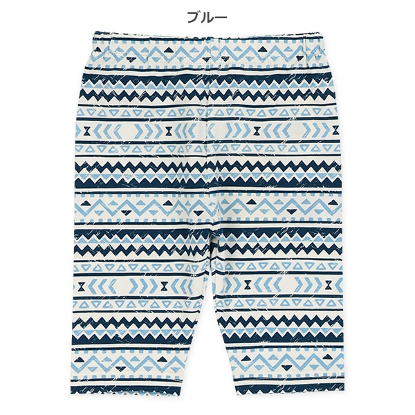 5分丈幾何学柄レギンス