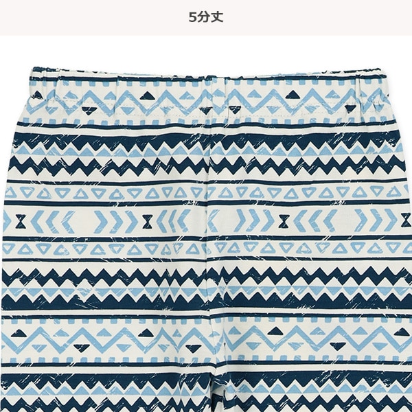 5分丈幾何学柄レギンス