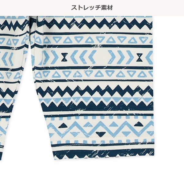 5分丈幾何学柄レギンス