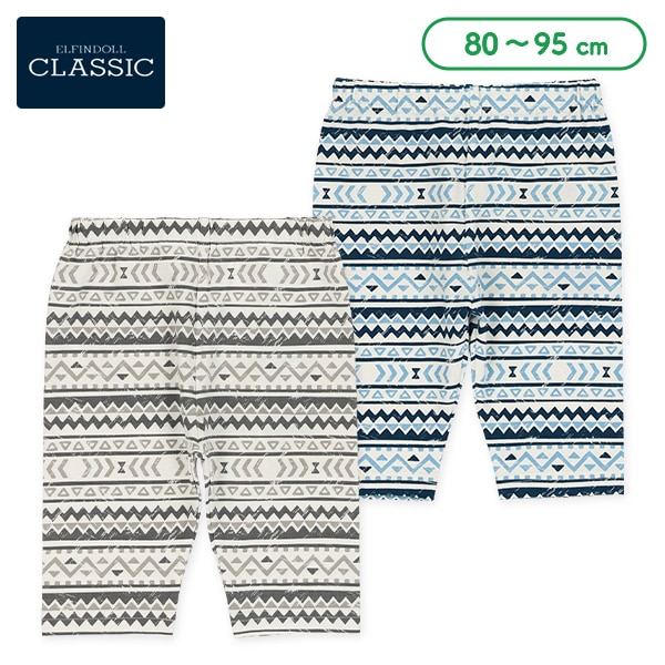 5分丈幾何学柄レギンス