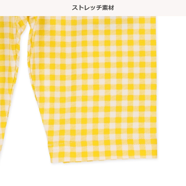 5分丈チェック柄レギンス