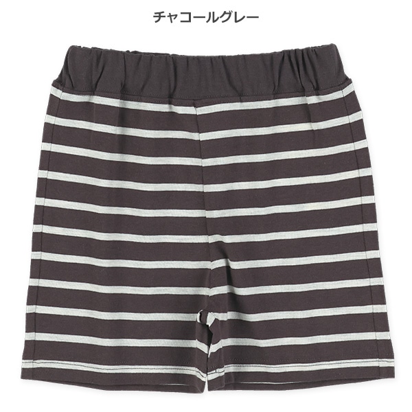 ニットボーダーハーフパンツ