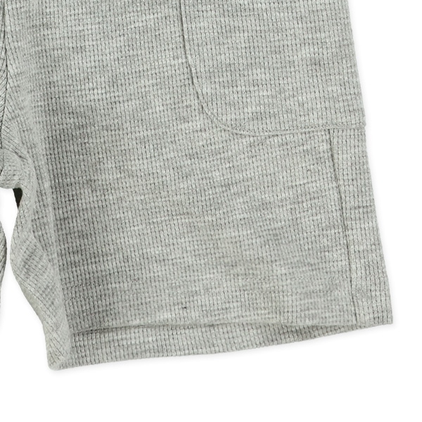 ワッフルポケット付きハーフパンツ