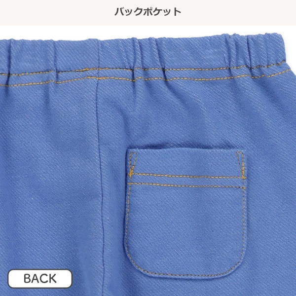 5分丈デニム風レギンス