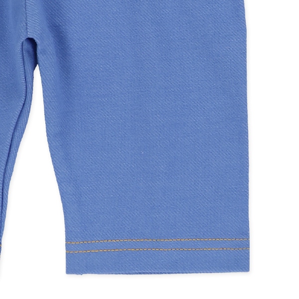 5分丈デニム風レギンス