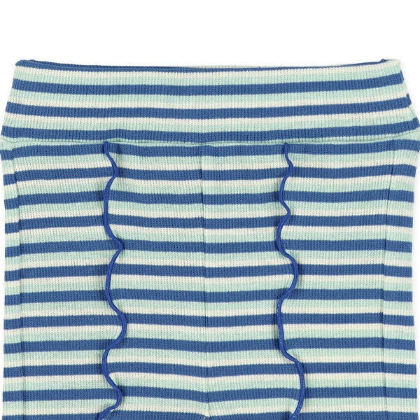 5分丈スパンテレコボーダーハーフパンツ