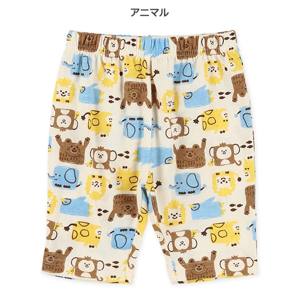 アニマル・ジンベエ総柄ハーフパンツ