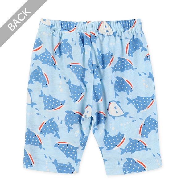 アニマル・ジンベエ総柄ハーフパンツ