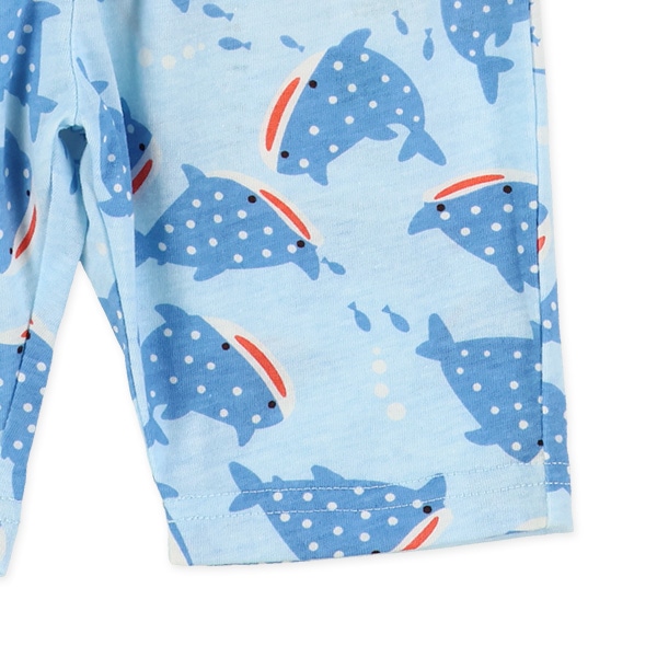 アニマル・ジンベエ総柄ハーフパンツ