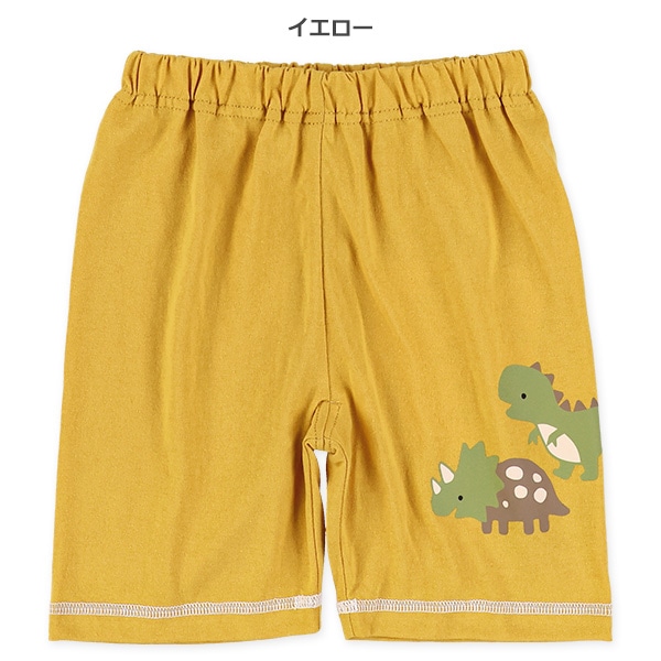 恐竜サイドプリントハーフパンツ