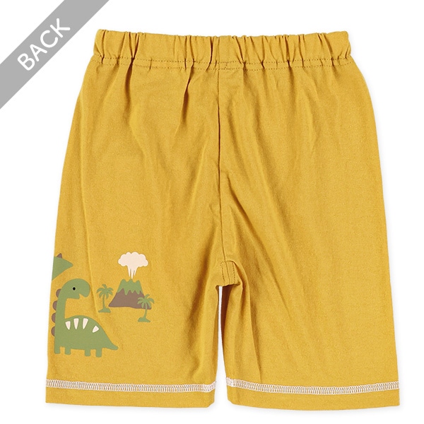 恐竜サイドプリントハーフパンツ