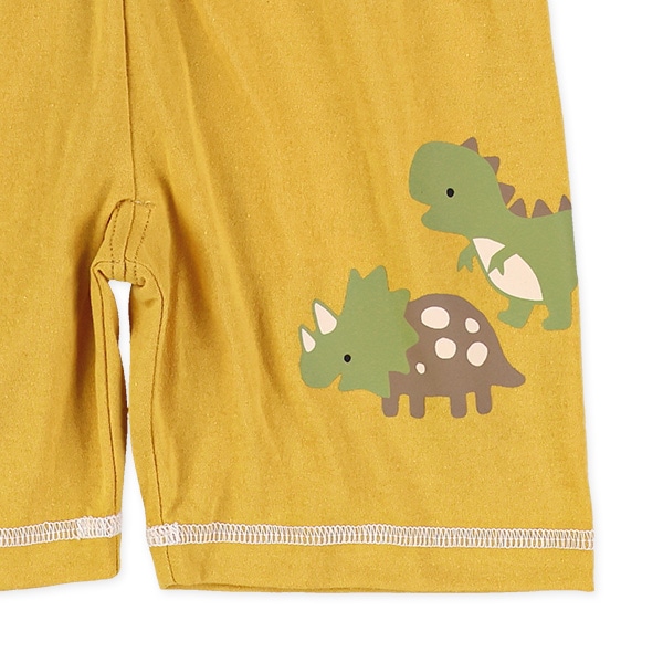 恐竜サイドプリントハーフパンツ