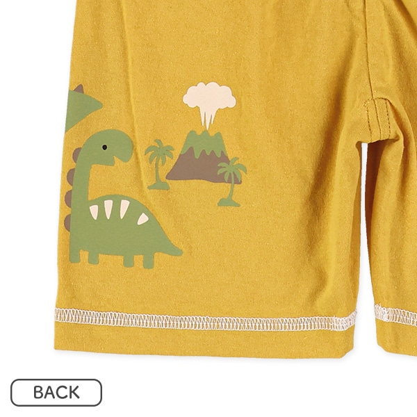 恐竜サイドプリントハーフパンツ