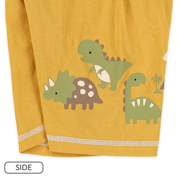 恐竜サイドプリントハーフパンツ