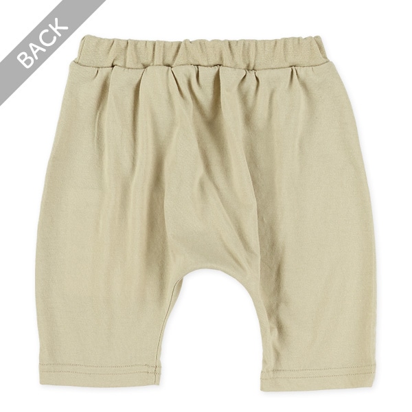 4分丈海の生き物刺繍サルエルパンツ