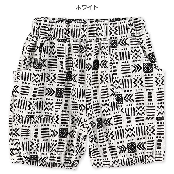 クレープトライバル・スクエア柄ハーフパンツ