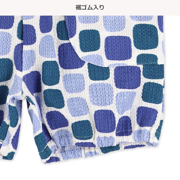 クレープトライバル・スクエア柄ハーフパンツ