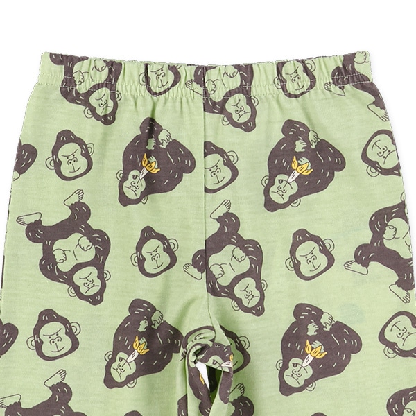 ゴリラバナナ総柄ハーフパンツ