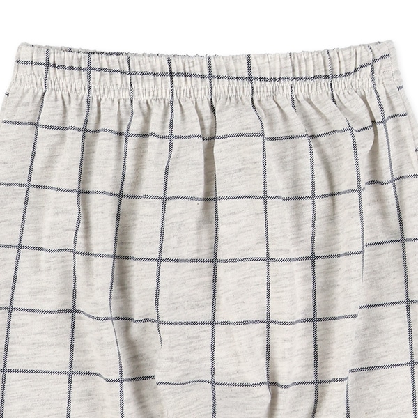 チェック柄プリントハーフパンツ