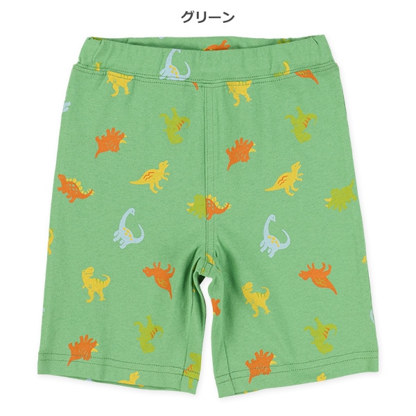 恐竜総柄ハーフパンツ