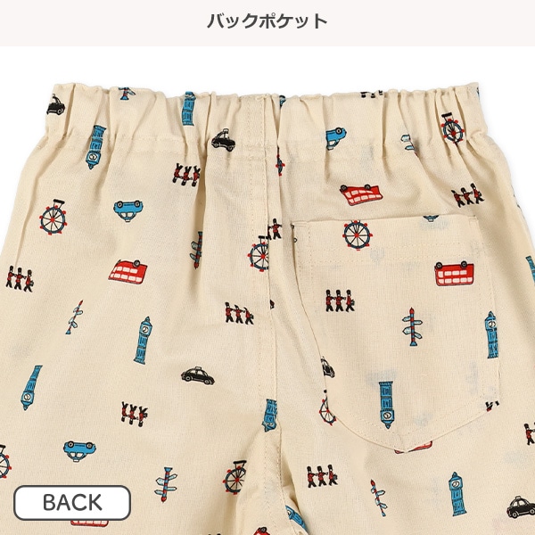 ロンドンバスプリントハーフパンツ