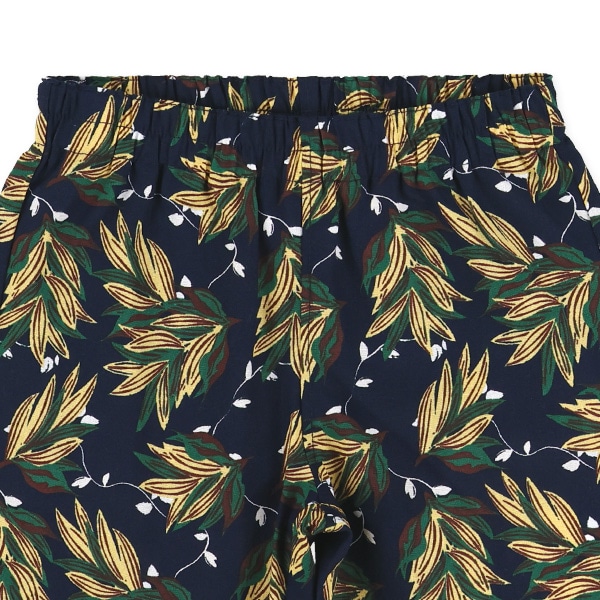 ブロードボタニカルハーフパンツ