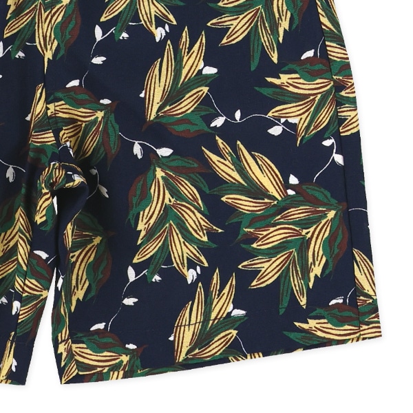 ブロードボタニカルハーフパンツ