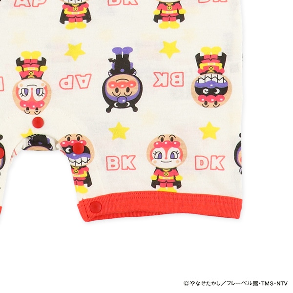 総柄半袖カバーオール（アンパンマン）