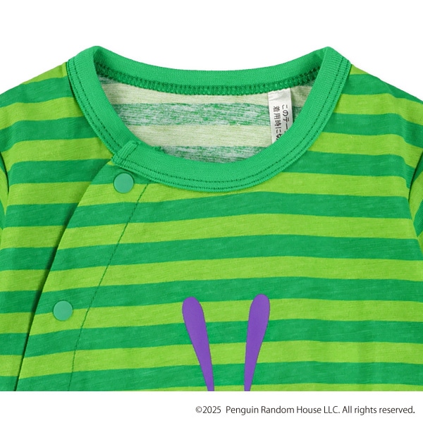 フェイス半袖カバーオール（はらぺこあおむし）