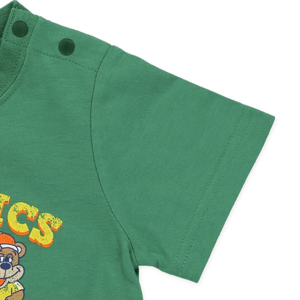 カンガルーポケットアメカジ半袖カバーオール