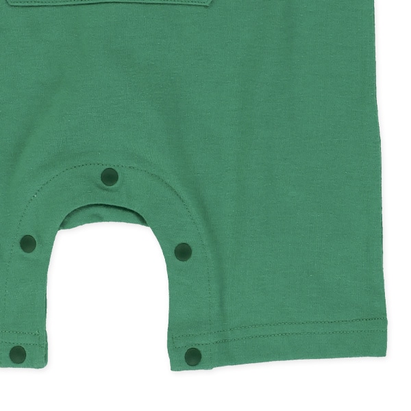 カンガルーポケットアメカジ半袖カバーオール