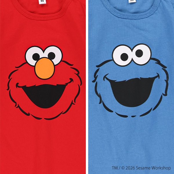 半袖カバーオール（セサミストリート）