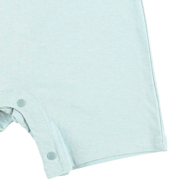 アニマル・海の生き物発泡プリント半袖カバーオール