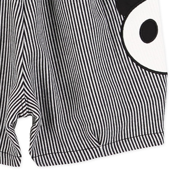 5分丈パンダ裾タックパンツ