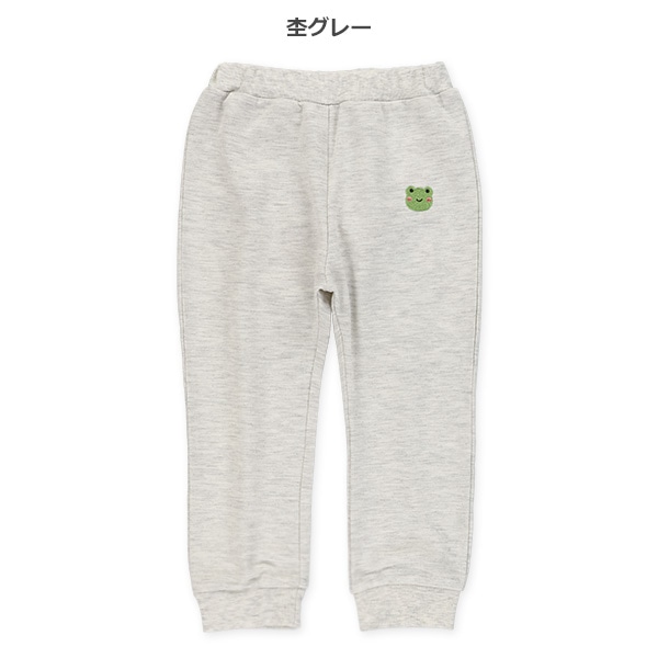 ミニ裏毛ワンポイント刺繍パンツ