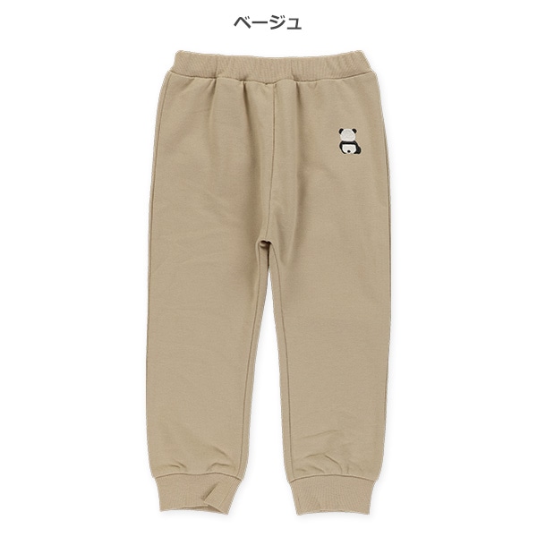 ミニ裏毛ワンポイント刺繍パンツ