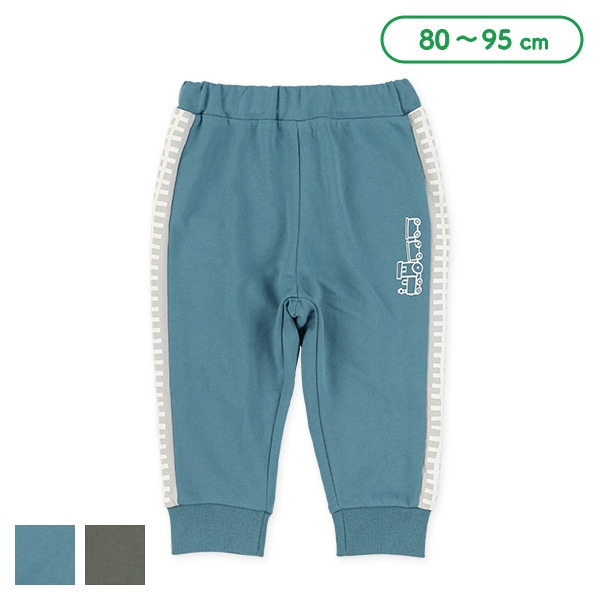 裏毛汽車線路サイドラインパンツ