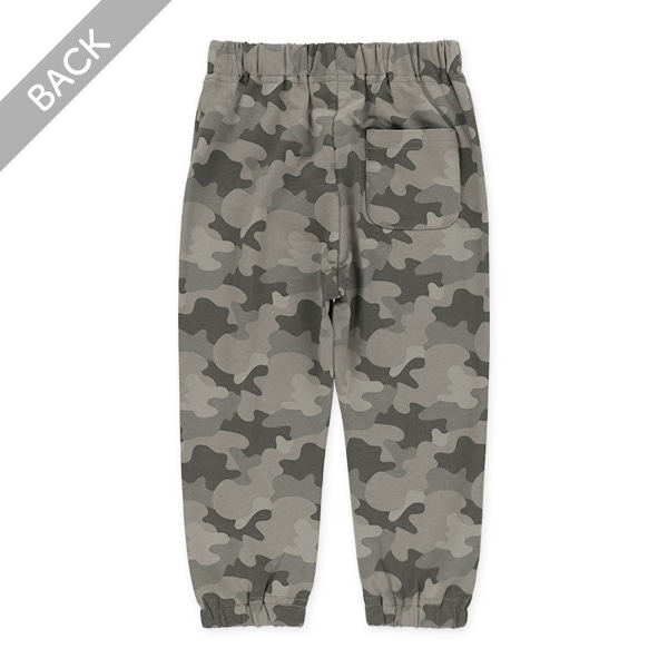 ミニ裏毛迷彩ロングパンツ