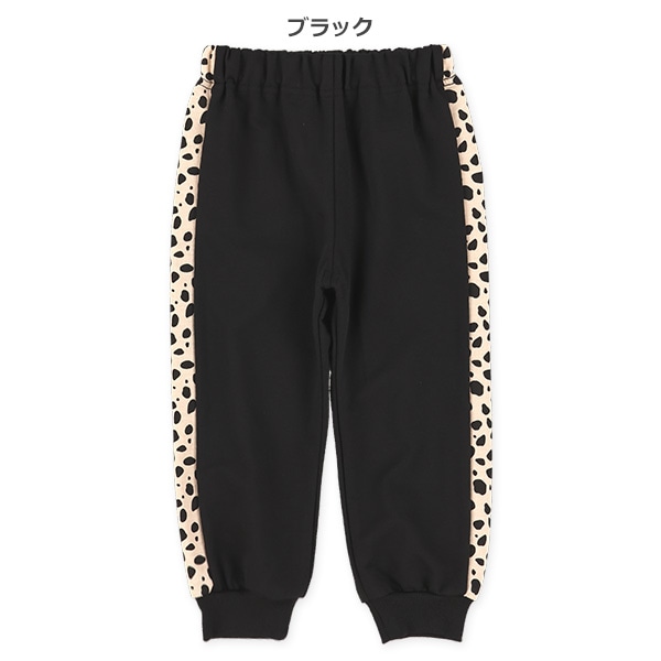 ミニ裏毛サイドダルメシアン柄ロングパンツ