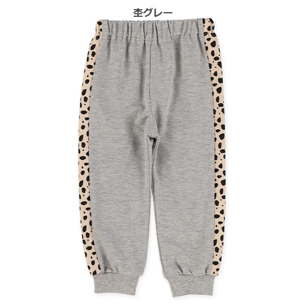 ミニ裏毛サイドダルメシアン柄ロングパンツ