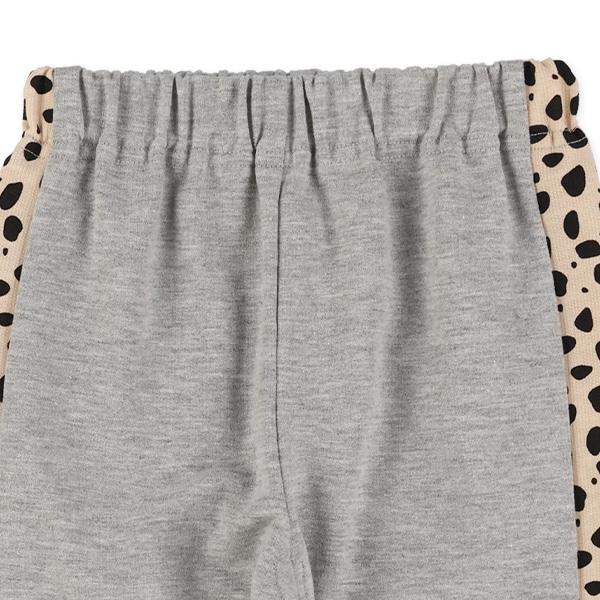 ミニ裏毛サイドダルメシアン柄ロングパンツ