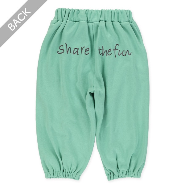 フロントステッチダンボールサルエルパンツ