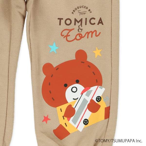 ミニ裏毛ロングパンツ（トミカとトム）