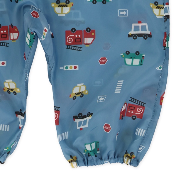 くま・くるま柄砂場遊び着