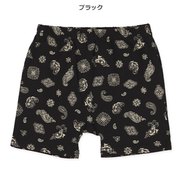 ペイズリーニットショートパンツ