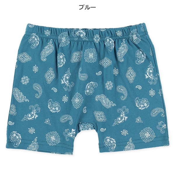 ペイズリー柄ショートパンツ