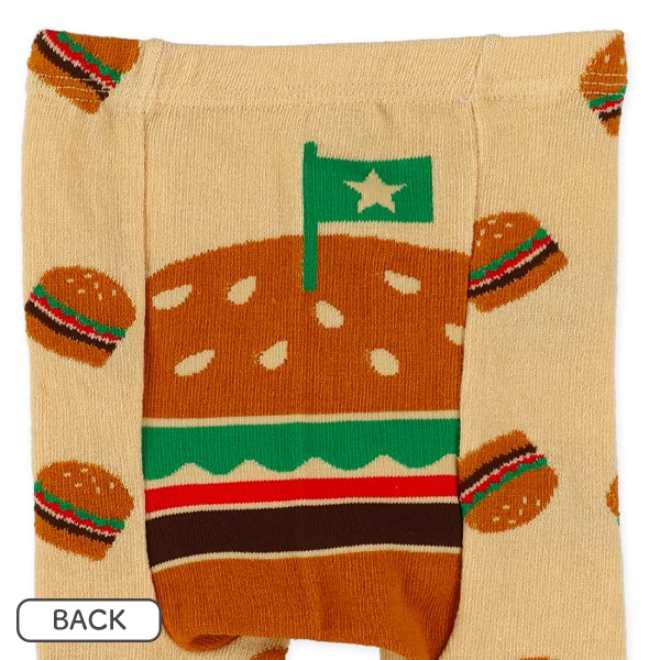 丸編みポテト・ハンバーガーサルエルレギンス