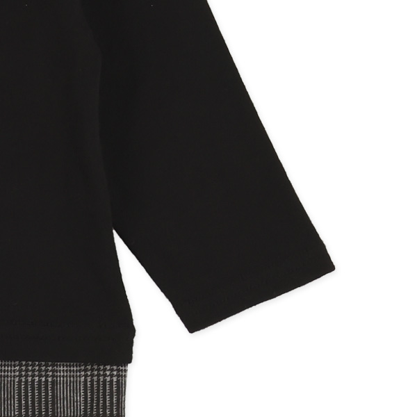 リボンタイセミフォーマル長袖カバーオール