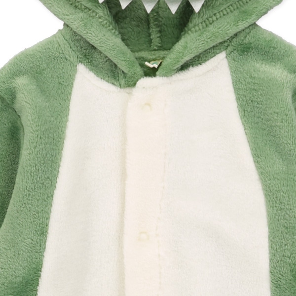 ボアフリースなりきり着ぐるみ長袖カバーオール（恐竜）